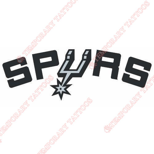 San Antonio Spurs Customize Temporary Tattoos Stickers NO.1191